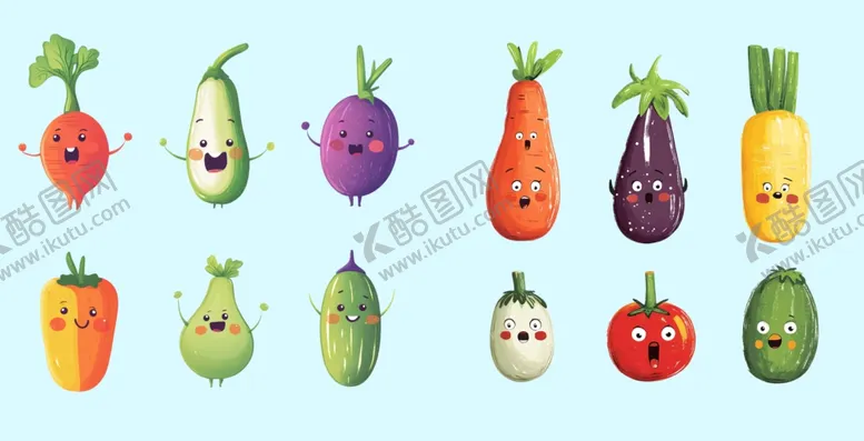 编号：35517002221834598977【酷图网】源文件下载-蔬菜插画