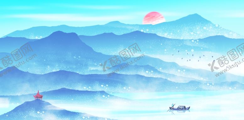 编号：26152907140122459552【酷图网】源文件下载-水墨画