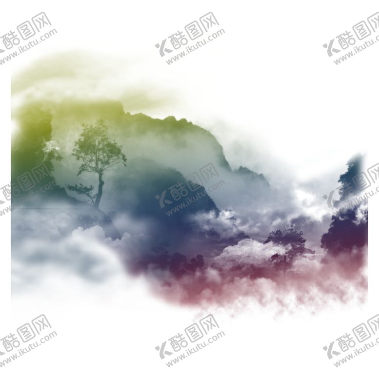 编号：57347509280135463671【酷图网】源文件下载-彩色烟雾免扣图案