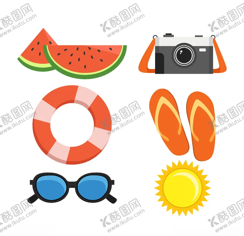 编号：55554706252101276845【酷图网】源文件下载-夏日元素