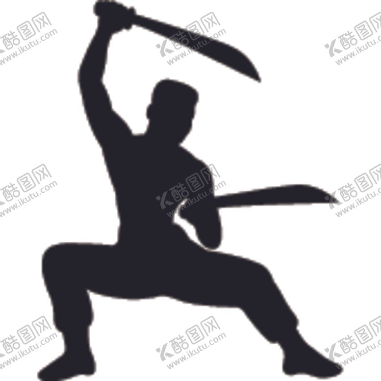 编号：13928004222133015816【酷图网】源文件下载-武术格斗剪影