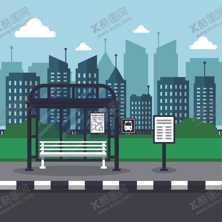 编号：55645410070552189413【酷图网】源文件下载-城市插画