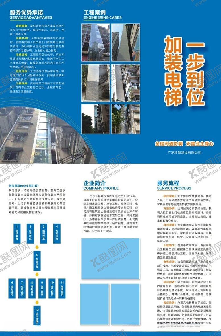 编号：94855905250116069084【酷图网】源文件下载-电梯宣传单