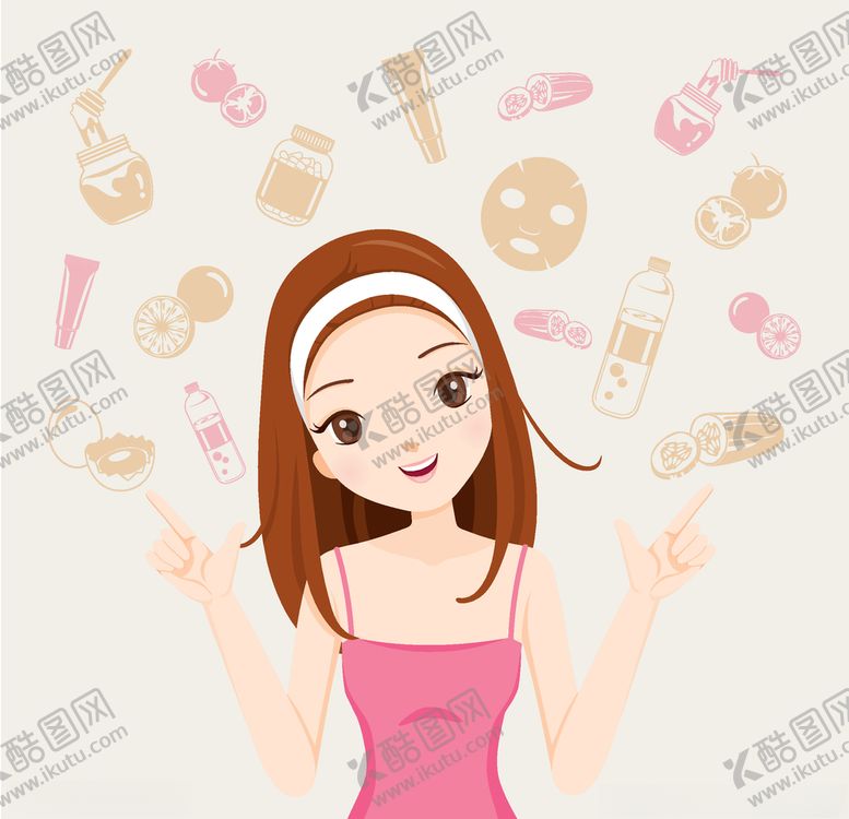编号：86353404281821348246【酷图网】源文件下载-卡通女孩