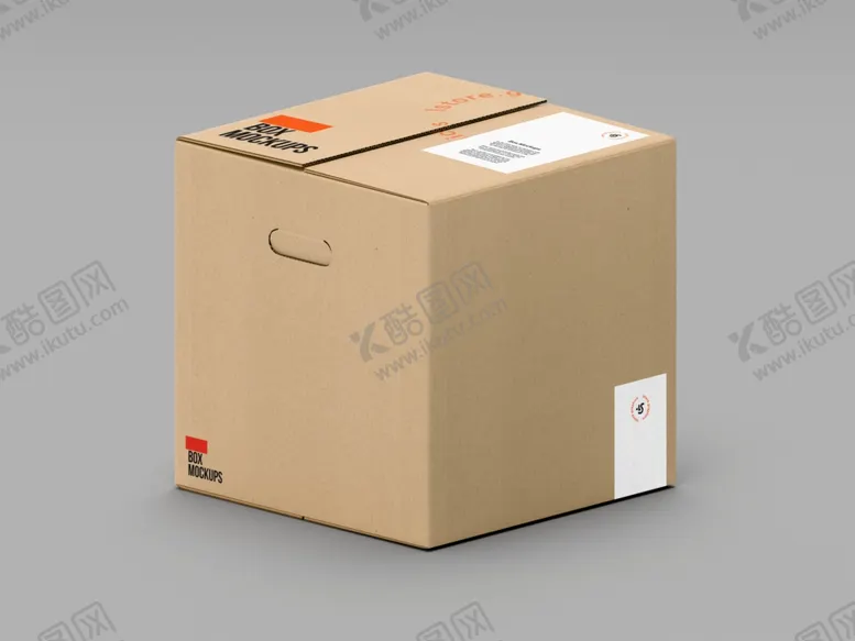 编号：79434110060733566072【酷图网】源文件下载-纸箱样机