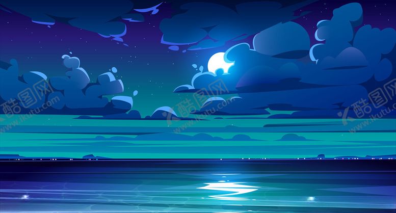 编号：99913110081247415517【酷图网】源文件下载-夜空背景