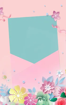 女神节背景妇吊旗三八展架