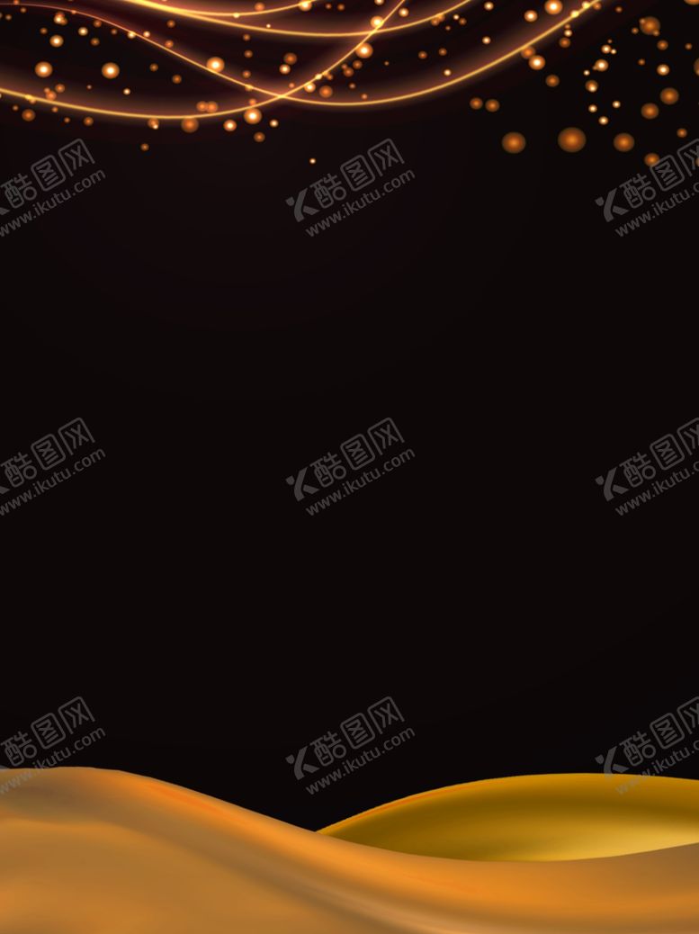 编号：69138109300058441944【酷图网】源文件下载-黑金背景科幻背景科技背景