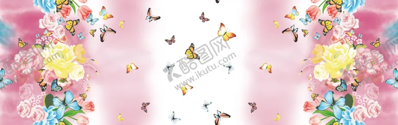 编号：37049512080540501539【酷图网】源文件下载-定位蝴蝶玫瑰