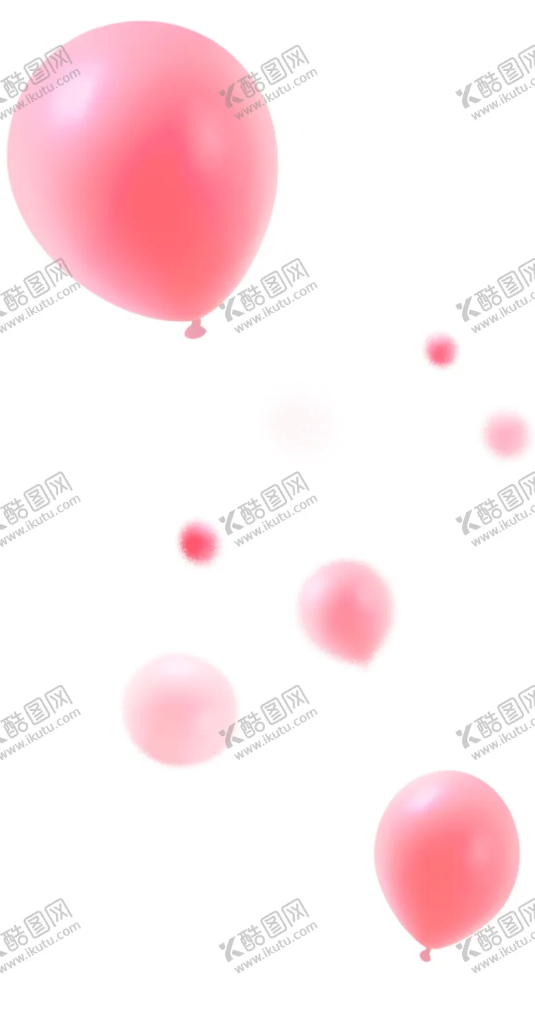 编号：98823705141504067511【酷图网】源文件下载-粉色气球图片