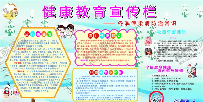编号：33966010300554146425【酷图网】源文件下载-健康教育宣传栏