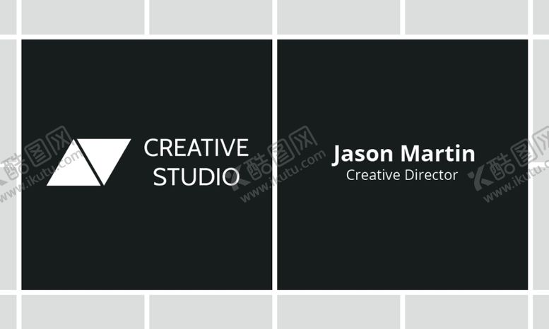 编号：32826709190237096925【酷图网】源文件下载-黑白名片