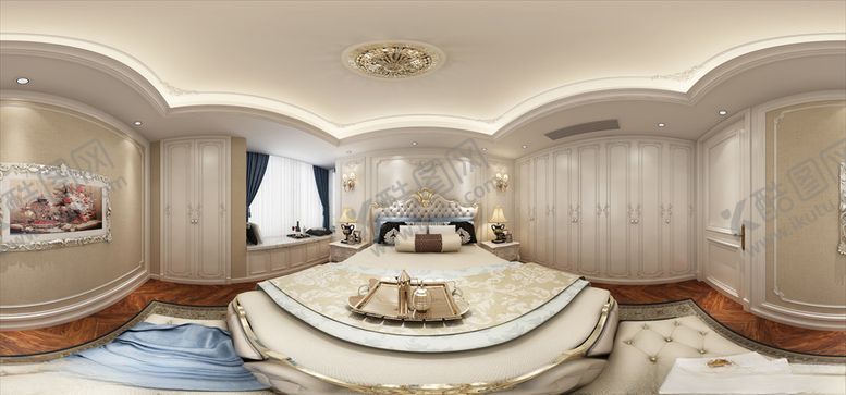 编号：78405909280902155243【酷图网】源文件下载-欧式卧室