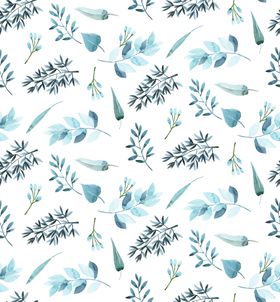 水彩花朵创意图案