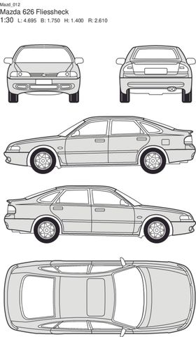 手绘汽车