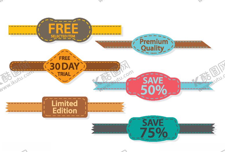 编号：99049809220718156702【酷图网】源文件下载-矢量标签素材