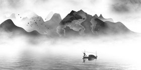中国风水墨山水