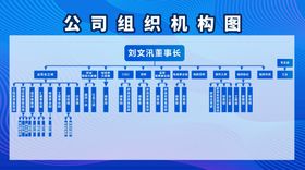 30套蓝色高端企业人员架构ppt