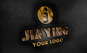 logo样机效果发光字水晶字迷你字