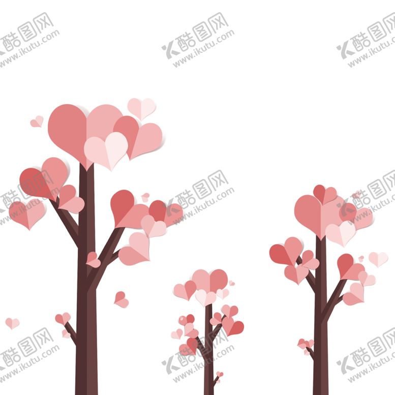 编号：79601009291658268656【酷图网】源文件下载-多彩爱心树