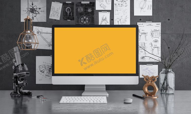 编号：53172909140234414718【酷图网】源文件下载-电脑场景样机web网站全套