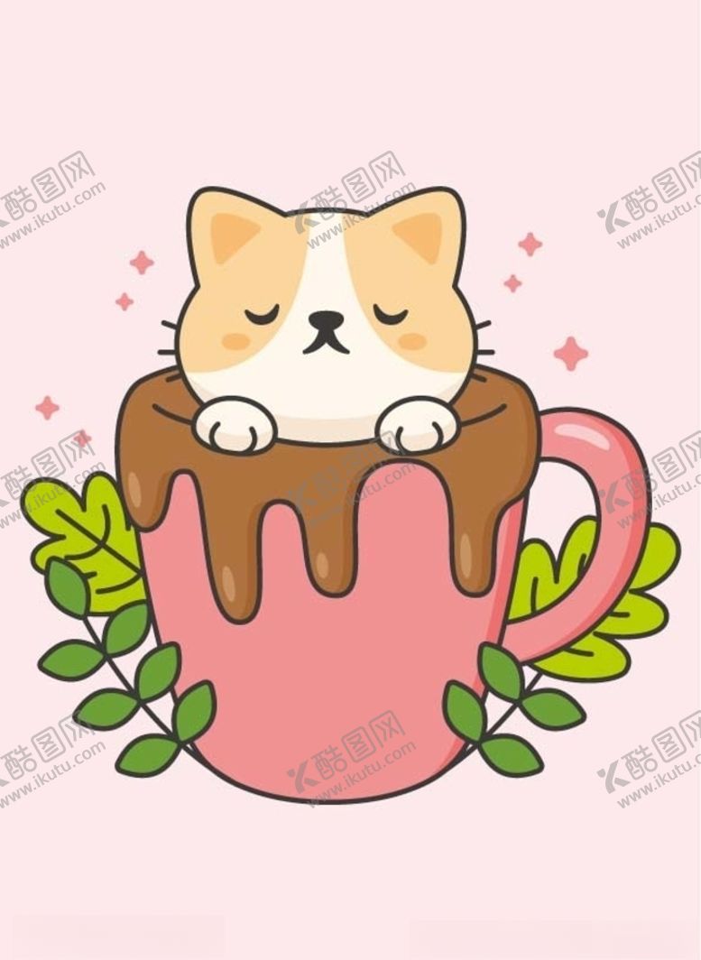 编号：45254309160816593444【酷图网】源文件下载-卡通小猫