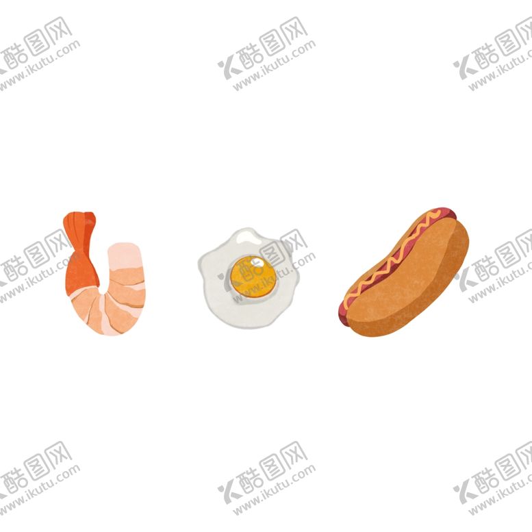 编号：29145605181219594537【酷图网】源文件下载-手绘食物
