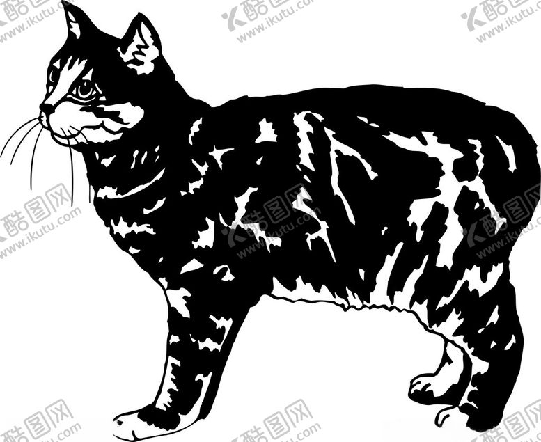 编号：68908702162309157435【酷图网】源文件下载-卡通手绘猫