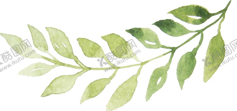 编号：86022309211429231137【酷图网】源文件下载-彩绘枝叶
