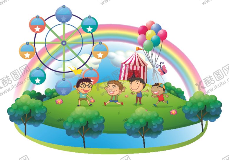 编号：37094610212237163367【酷图网】源文件下载-卡通儿童插画