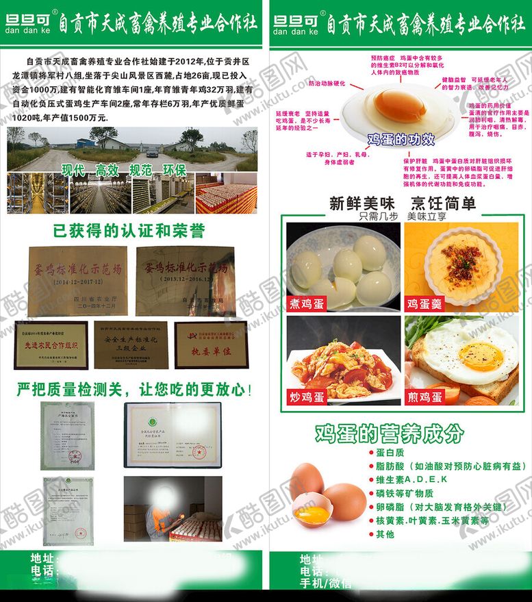 编号：30765706300211213350【酷图网】源文件下载-鸡蛋宣传展架