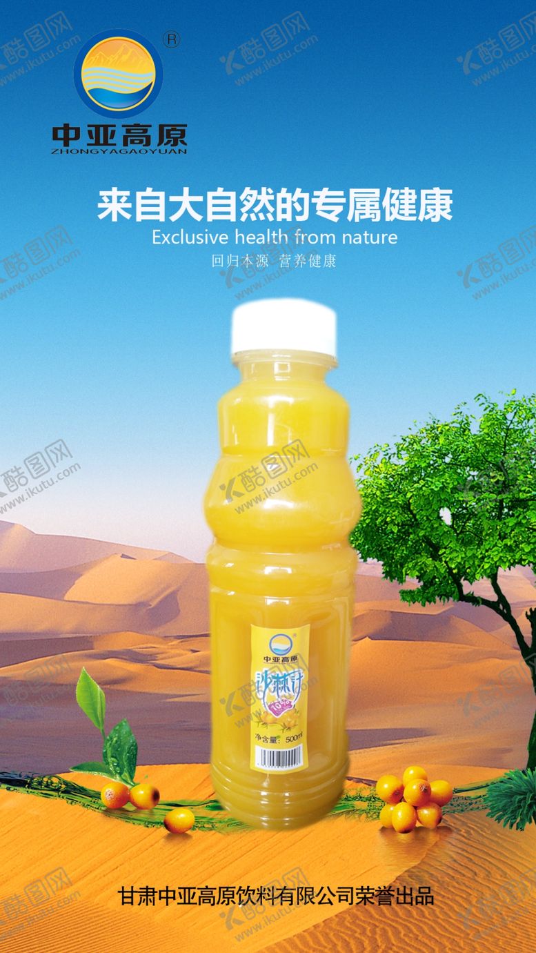 编号：33948609132252063850【酷图网】源文件下载-沙棘汁海报