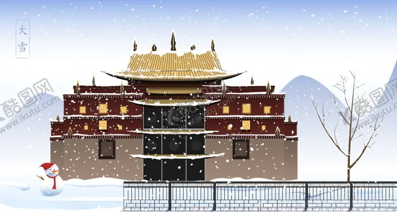 编号：44319406152254052917【酷图网】源文件下载-手绘古代建筑图片