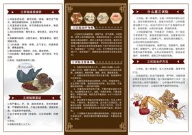 秋季养生折页