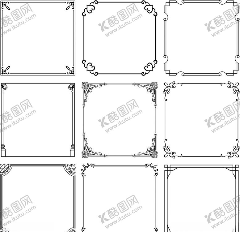 编号：61419310250144344190【酷图网】源文件下载-欧式边框花边
