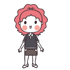 可爱人物形象插画