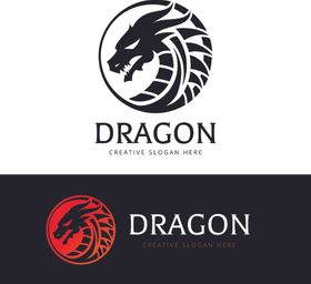 恐龙图标logologo案头
