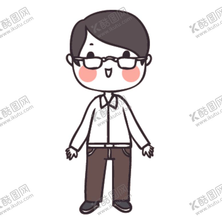 编号：99547009210351513380【酷图网】源文件下载-可爱人物形象插画