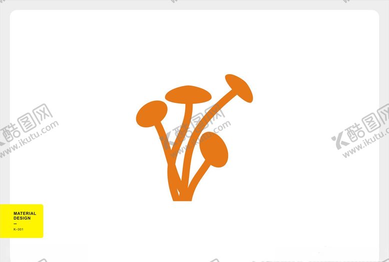 金针菇蘑办公图标菌类
