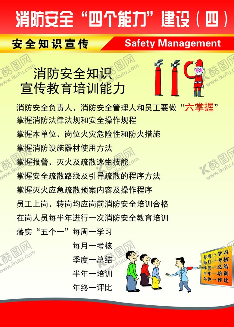 编号：87901206242035068550【酷图网】源文件下载-消防安全“四个能力”建设（四）