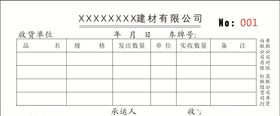 出货单