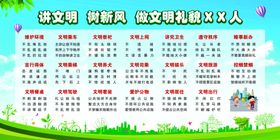 讲文明树新风口诀