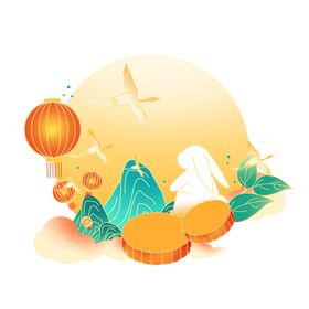 中秋节促销商场月饼海报背景