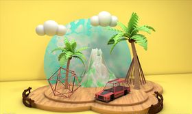 C4D场景建模