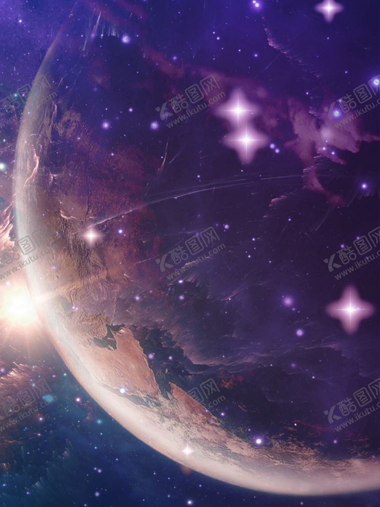 编号：21505304240728396077【酷图网】源文件下载-暗色系星球背景素材