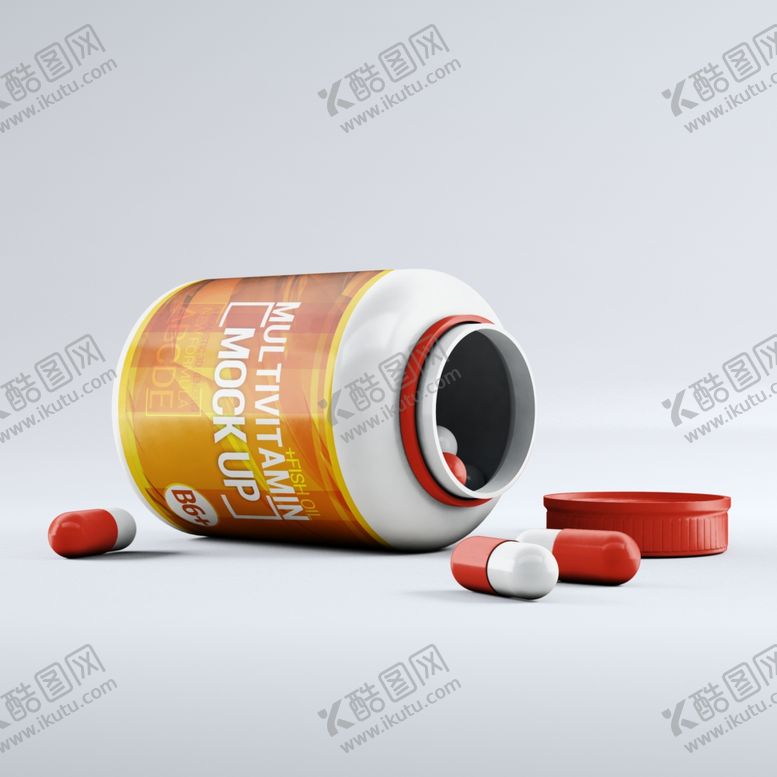 编号：96281411010054152428【酷图网】源文件下载-药瓶样机