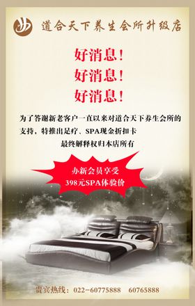 养生会所展板