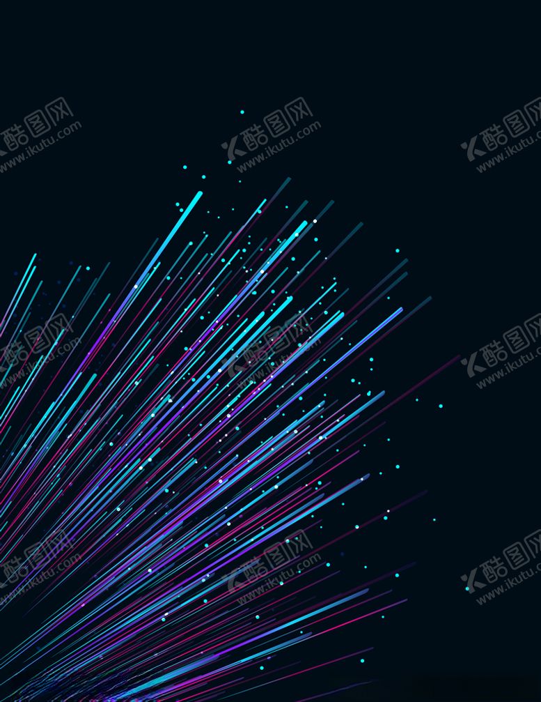 编号：53353405132209286660【酷图网】源文件下载-放射状科技未来感粒子线条背景