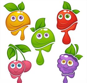 卡通水果