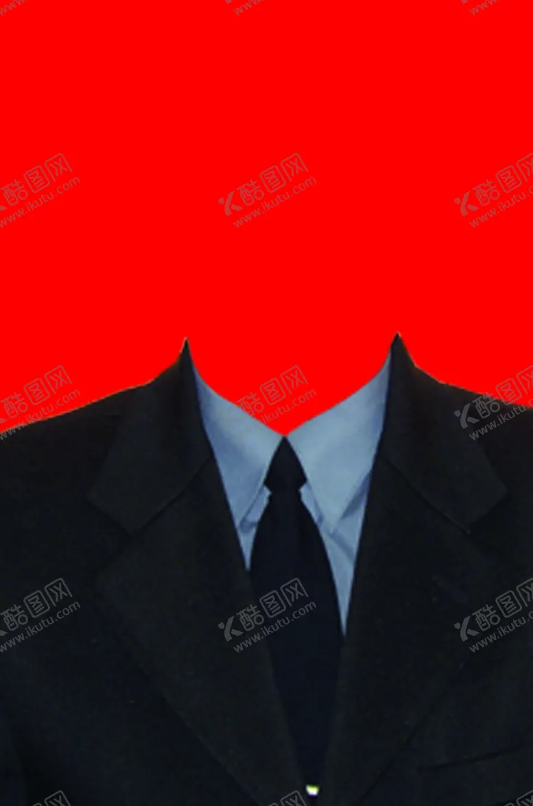 编号：86755204190800498867【酷图网】源文件下载-西装证件照模板
